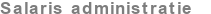 Salaris administratie